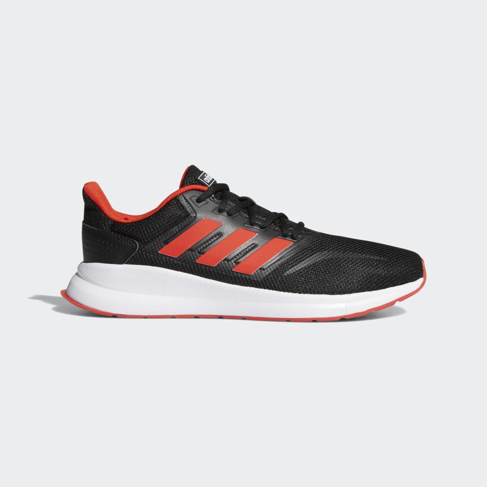 Adidas Men's Runfalcon Walking Shoes Black/Red Ireland G28910